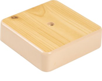 Коробка распределительная накладная для кабель-канала Gemini Electro 75х75х28мм IP40 сосна, арт. 41215-11