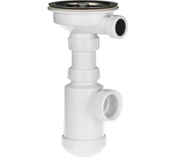 Сифон MasterProf для кухни 3 1/2" 40 мм 500 мм без перелива