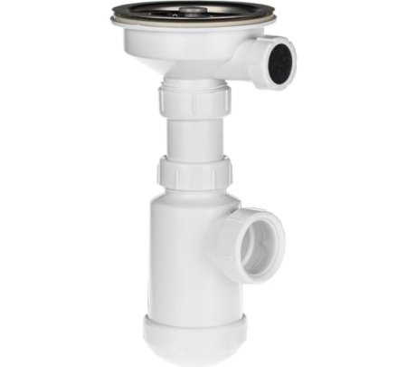 Сифон MasterProf для кухни 3 1/2" 40 мм 500 мм без перелива