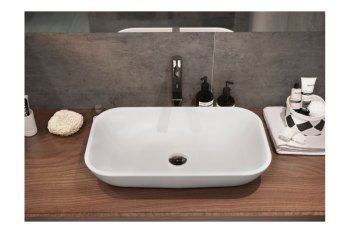 Раковина Sanita Luxe Infinity фарфор овальное цвет белый