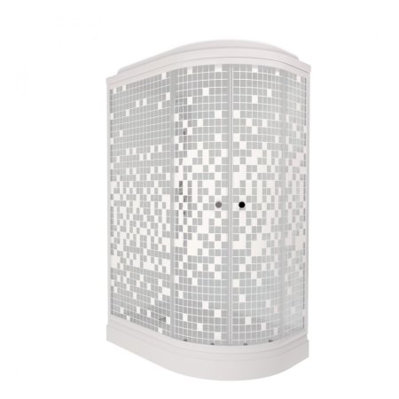 Кабина душевая Тритон Коралл средний поддон 120х80х231см левая прозрачное стекло