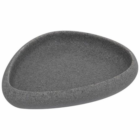 Мыльница Гранит полистоун цвет серый настольная