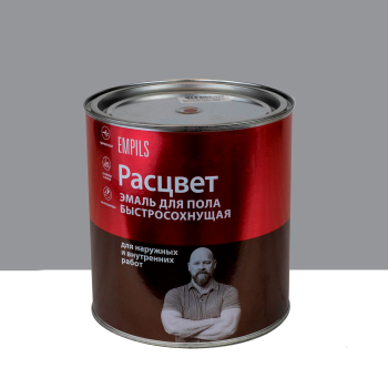 Эмаль Эмпилс Расцвет для полов серая 2,7 кг глянцевая