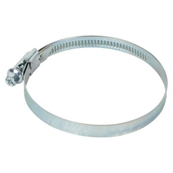 Хомут червячный с гайкой 80-100 мм 2 шт