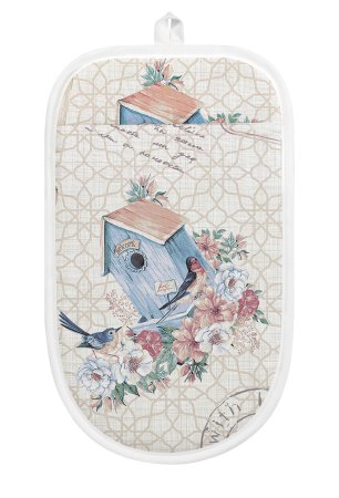 Прихватка-рукавица История открыток 25х17 см 1шт бежевый