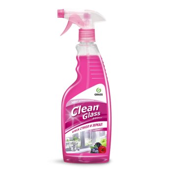 Средство для мытья стекол GRASS Clean Glass Лесные ягоды 600мл спрей