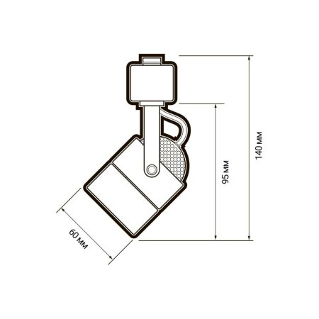 Светильник трековый  направленного света Jazzway PTR 26 50Вт белый GU10