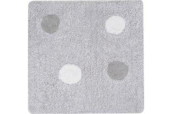 Коврик для ванной комнаты MIRACLE SILVER 60х60см цвет серый Коврик для ванной комнаты MIRACLE SILVER 60х60см цвет серый