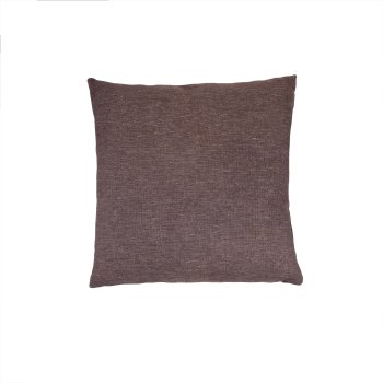 Подушка декоративная 40х40 см цвет шоколад полиэстер