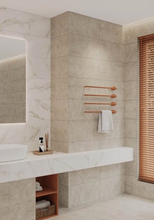 Плитка настенная Trivor, бежевая 60х30х0,9 см