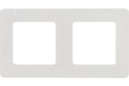Рамка Legrand Inspiria 2 поста, цвет слоновая кость, арт. 673941