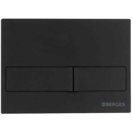 Клавиша для инсталляции  BERGES NOVUM цвет черный матовый Клавиша для инсталляции  BERGES NOVUM цвет черный матовый