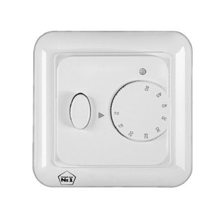 Терморегулятор "Теплый пол №1" механический белый 16А