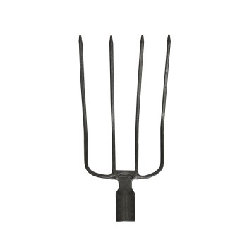 Вилы навозные без черенка сталь 4 зуба
