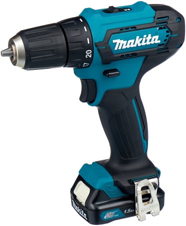 Дрель-шуруповерт аккумуляторная Makita DF333DWYE Li-lon 12В 2x1,5Ач 30Нм