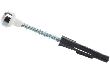 Комплект крепления для унитаза к полу MasterProf 6мм 2 шт цвет хром