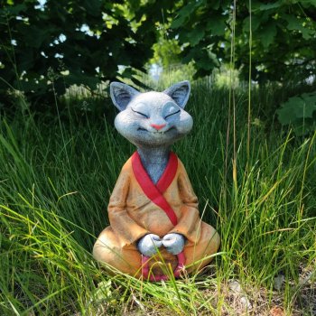 Садовая фигура Кот Кол Ба Сан 32см