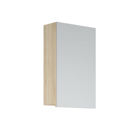 Шкаф-зеркало подвесной Комо 65х40х17см коричневый