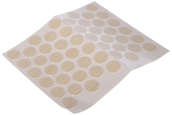 Заглушка самоклеящаяся 14мм кремовая 50 шт.