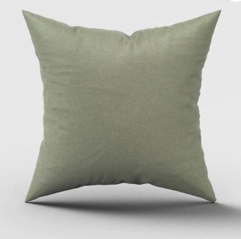 Подушка декоративная Кварц 40х40 см цвет зеленый велюр