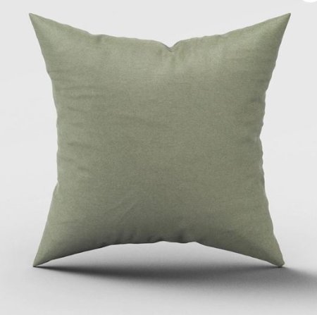 Подушка декоративная Кварц 40х40 см цвет зеленый велюр