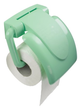 Держатель для туалетной бумаги настенный в ассортименте с крышкой