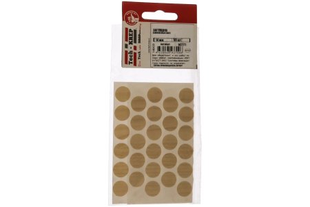 Заглушка самоклеящаяся 14мм клен 50 шт.