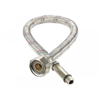 Гибкая подводка ELKA для смесителя 50см 1/2"x M10 ПВХ штуцер-гайка