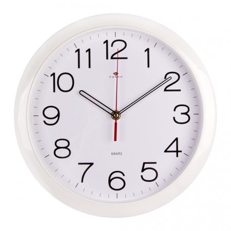 Часы настенные  Классика 6026W Ø29см цвет белый