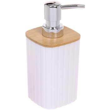 Дозатор для жидкого мыла Барио пластик цвет белый настольный