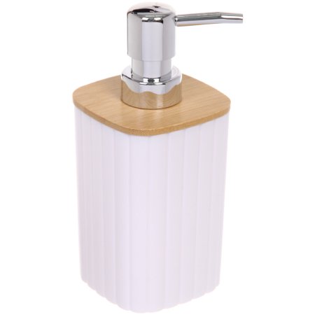 Дозатор для жидкого мыла Барио пластик цвет белый настольный