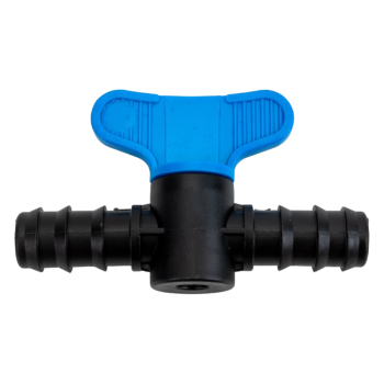 Кран проходной для капельной трубки