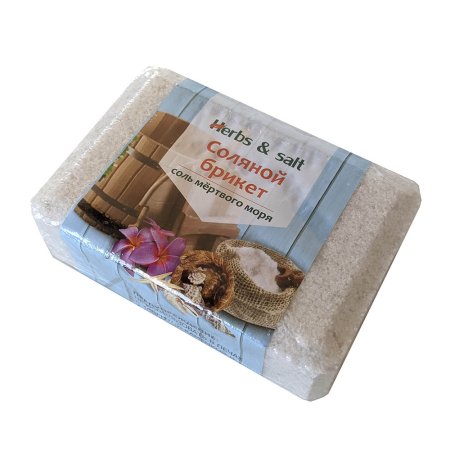 Соляной брикет 1,4кг Соль мертвого моря брикет