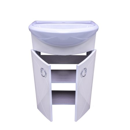 Тумба напольная Флора 85,4х55х29,6см цвет белый