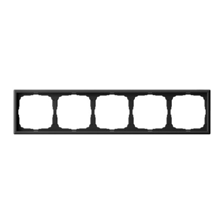 Рамка Systeme Electric ARTGALLERY 5 постов, цвет карбон, арт. GAL001005
