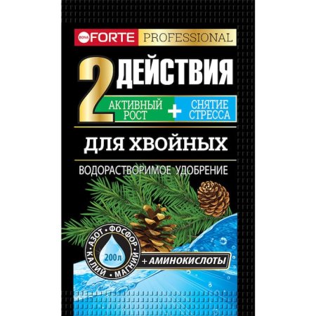 Удобрение минеральное комплексное Bona Forte Хвойные 100г