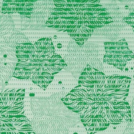 Коврик рулонный для ванной 65см Звезды зеленый Villina