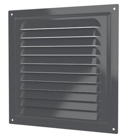 Решетка  2020МЭ 20 х 20 см серая