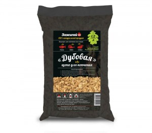 Щепа для копчения Зажигай дуб 1,2л