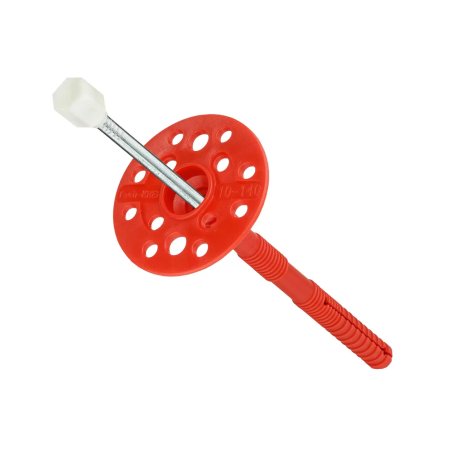 Дюбель для изоляции 10х200 мм 25 шт с металлическим гвоздем