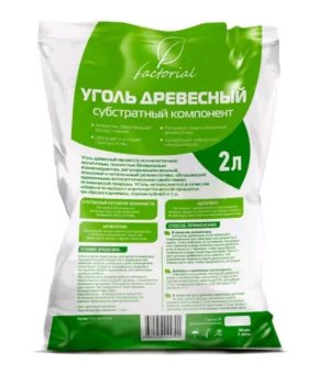 Субстрат Уголь древесный 2л 1500г Субстрат Уголь древесный 2л 1500г