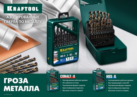 Сверло по металлу KRAFTOOL 29651-2 2 мм 49мм 1шт