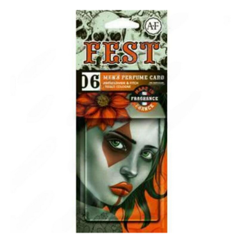 Ароматизатор подвесной картонный Aura fresh Fest №6 Abercrombie Fitch Fierce Cologne