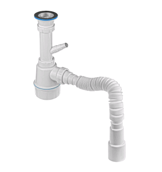 Сифон MasterProf для кухни 1 1/2" 40 мм нет