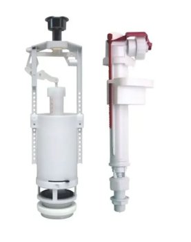 Арматура с нижней подводкой кнопка 1 хром Alcadrain