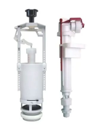 Арматура с нижней подводкой кнопка 1 хром Alcadrain