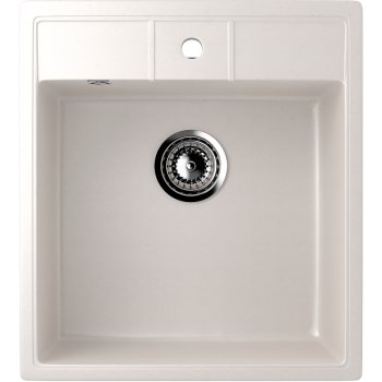 Мойка врезная Ulgran-406-331 искусственный камень 45х50х19см белый Мойка врезная Ulgran-406-331 искусственный камень 45х50х19см белый