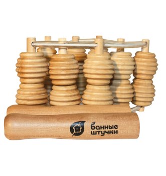 Массажер Ленточный Банные штучки дерево