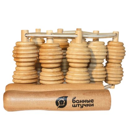 Массажер Ленточный Банные штучки дерево