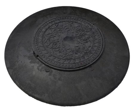 Конусный переходник с черной крышкой 1070/630/130/30 мм черный